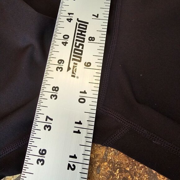 Pinky Pete Women's High-Waisted Black Leggings Nylon/Spandex Size M - Picture 9 of 9